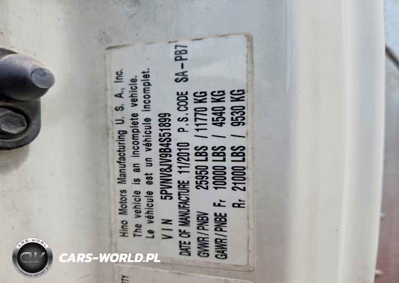 2011 Hino 338 Refrigerated Box Truck VIN:5PVNV8JV9B4S51899 - 10