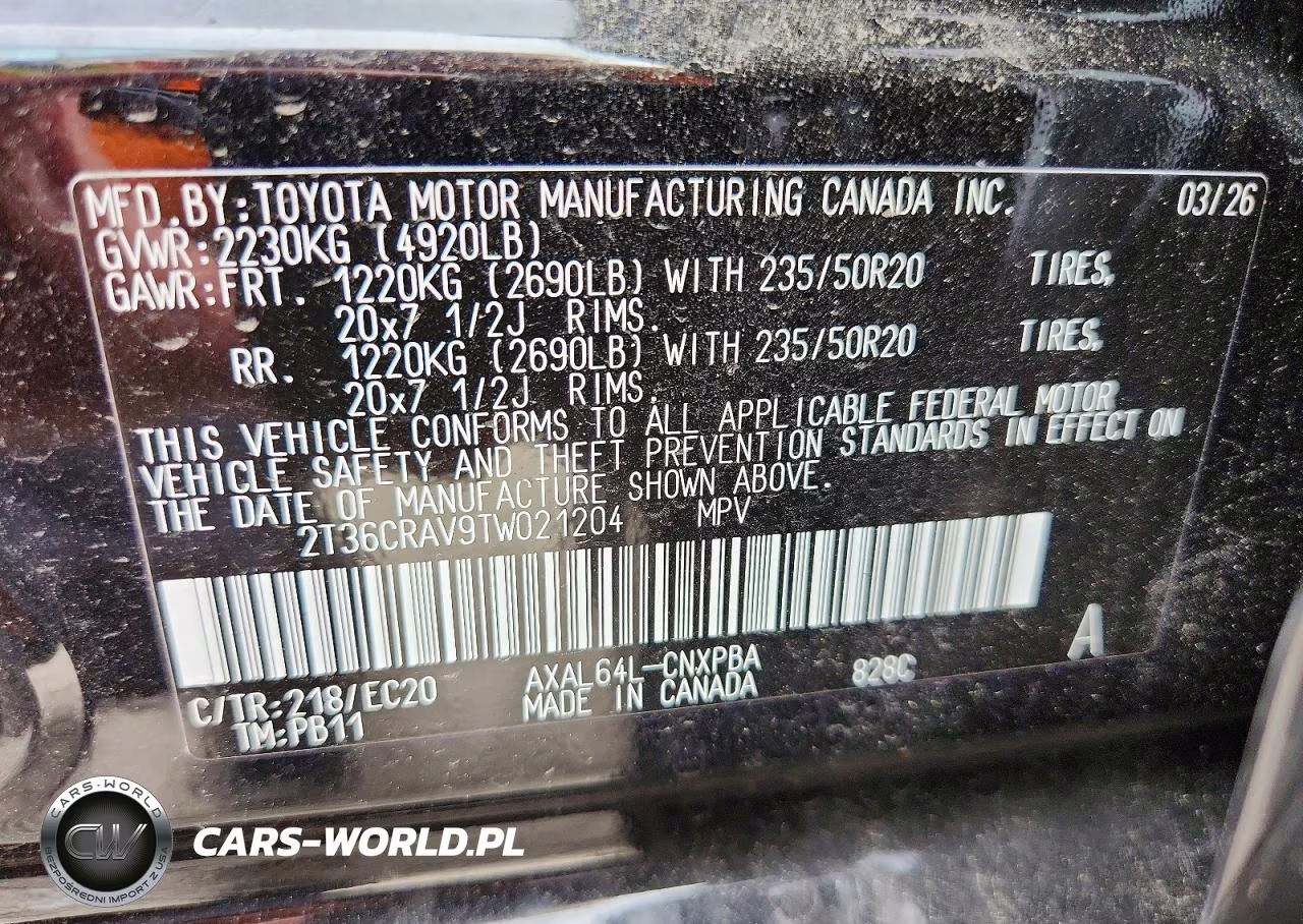 2026 Toyota Rav4 Xse VIN:2T36CRAV9TW021204 - 14