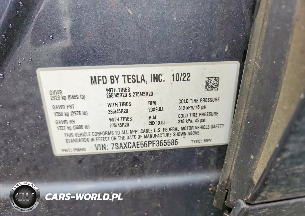 2023 Tesla Model X VIN:7SAXCAE56PF365586 - 13