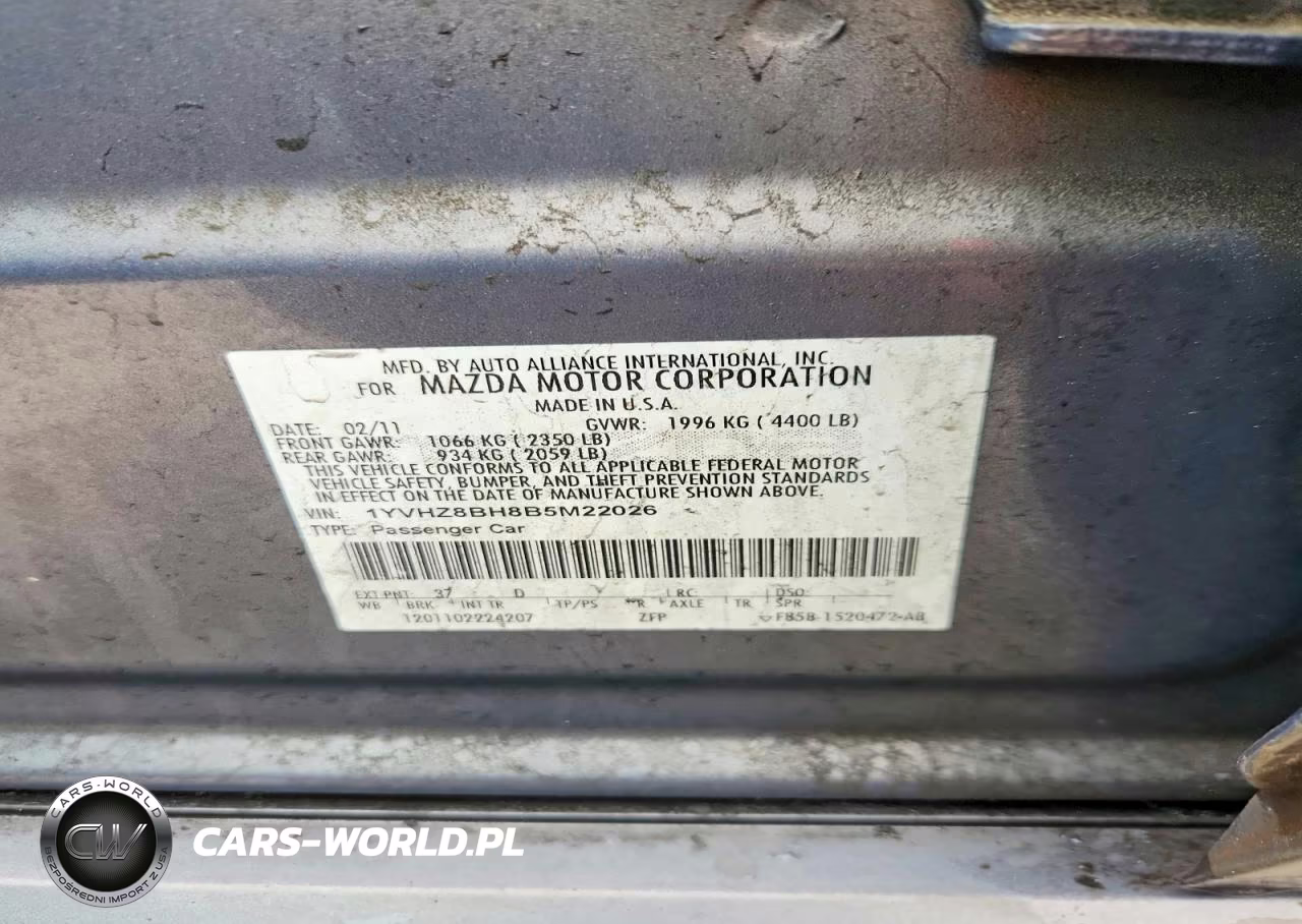 2011 Mazda 6 I VIN:1YVHZ8BH8B5M22026 - 12