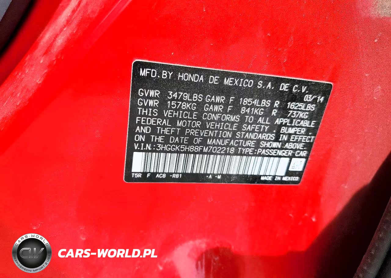 2015 Honda Fit Ex VIN:3HGGK5H88FM702218 - 12
