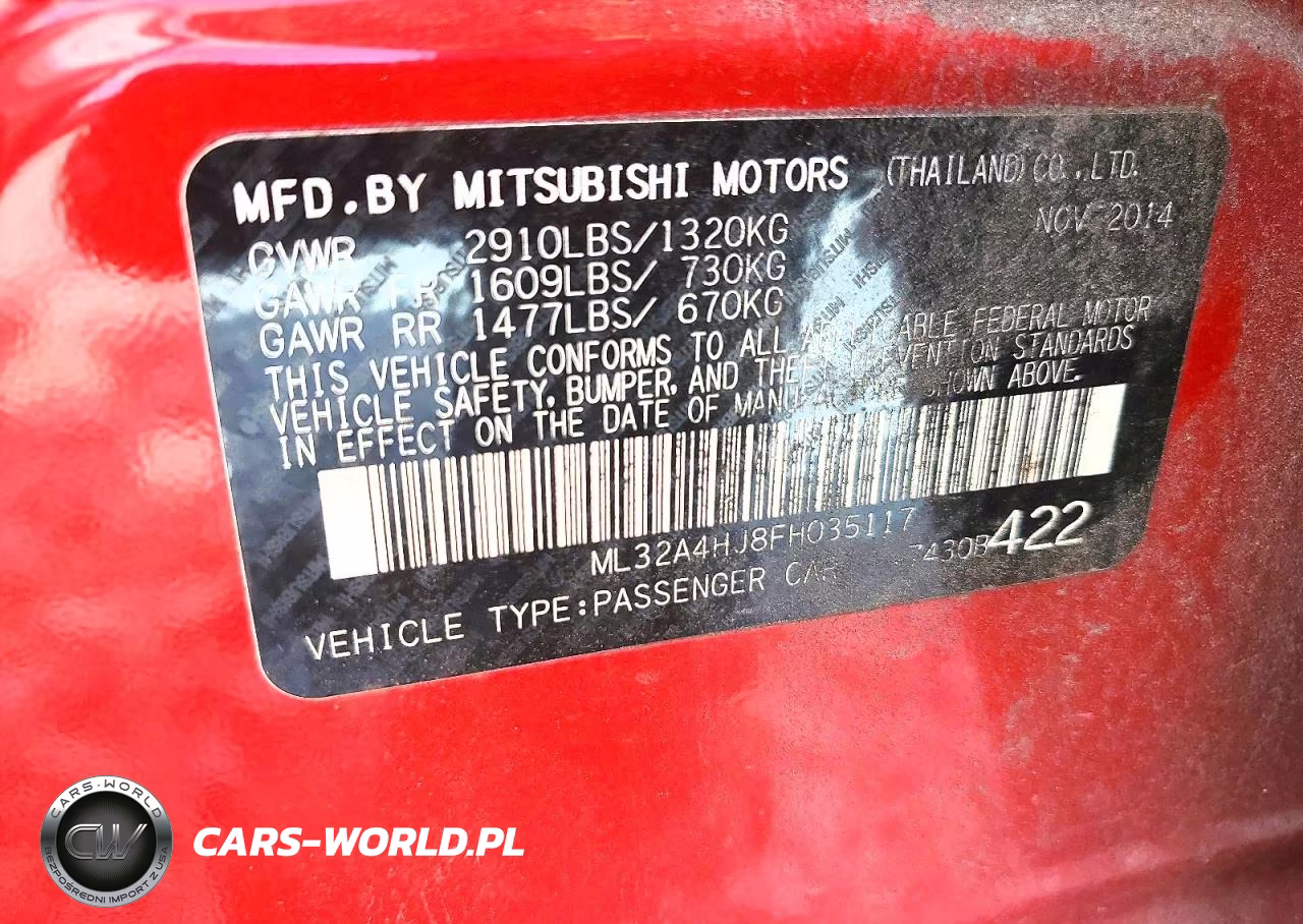 2015 Mitsubishi Mirage Es VIN:ML32A4HJ8FH035117 - 12