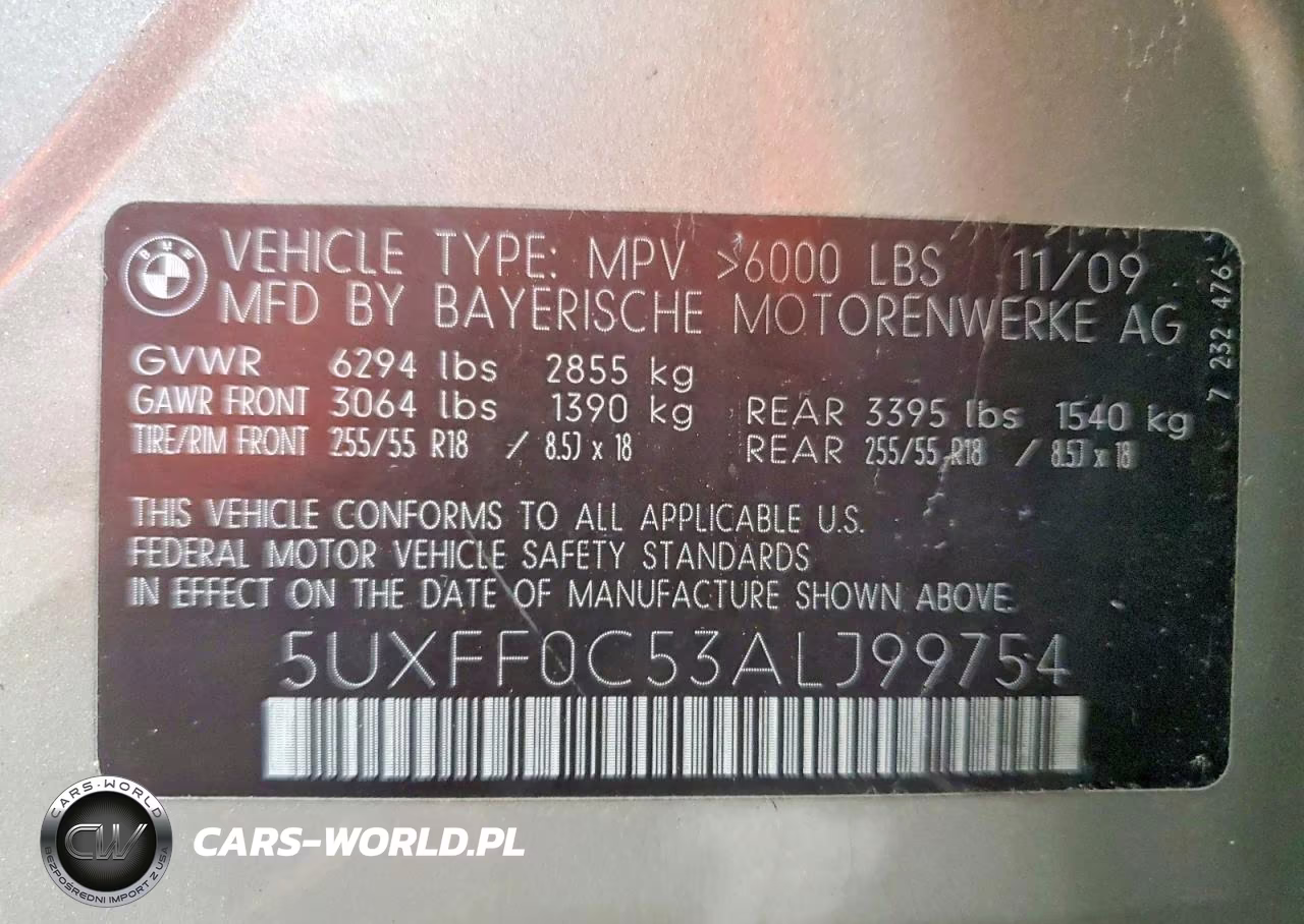 2010 BMW X5 xDrive35D VIN:5UXFF0C53ALJ99754 - 13