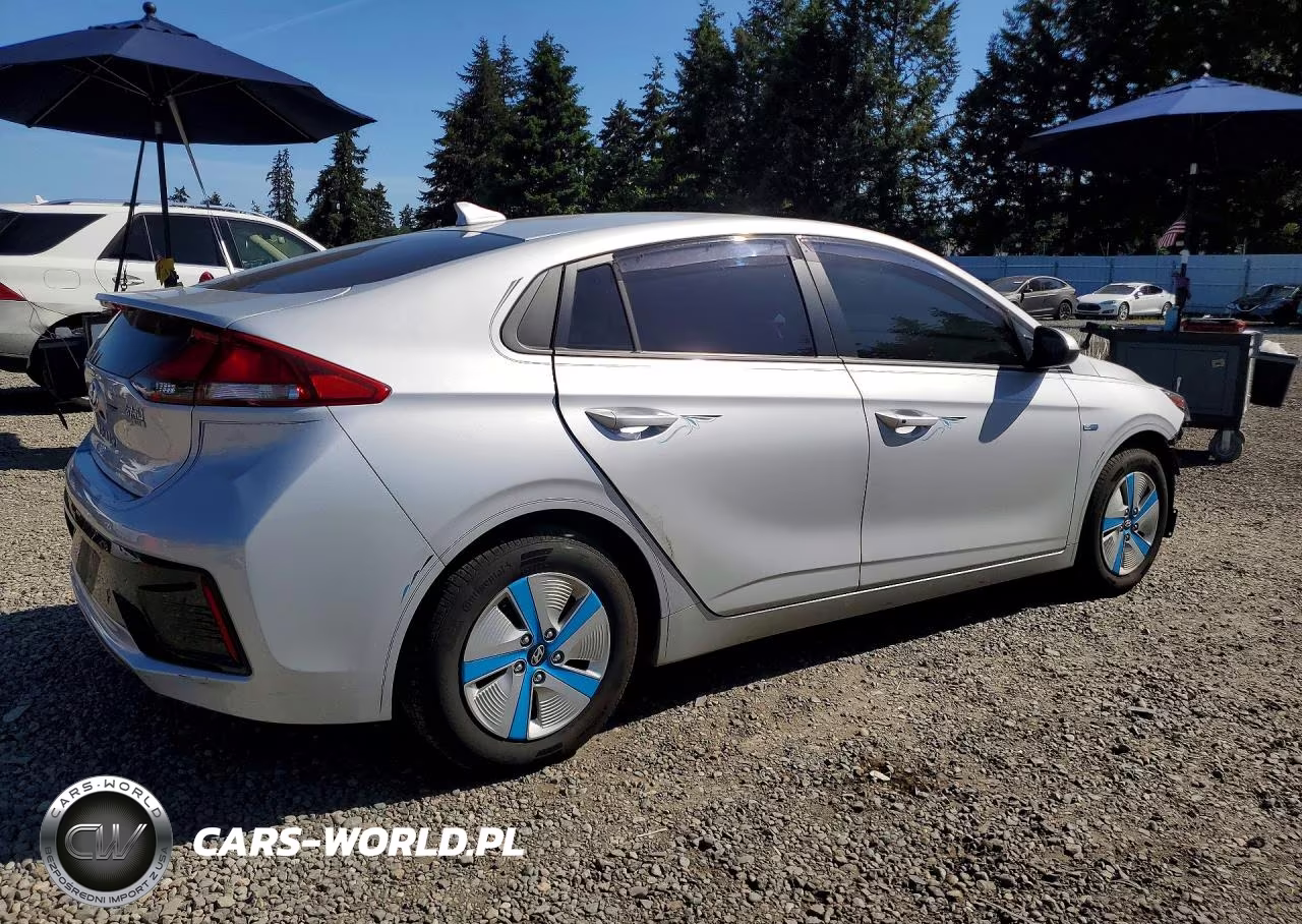2017 Hyundai Ioniq Blue VIN:KMHC65LC5HU022364 - 3