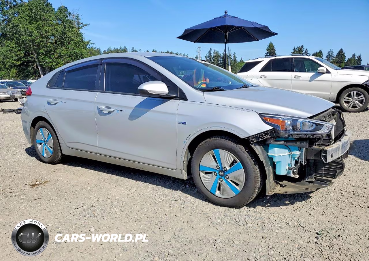 2017 Hyundai Ioniq Blue VIN:KMHC65LC5HU022364 - 4