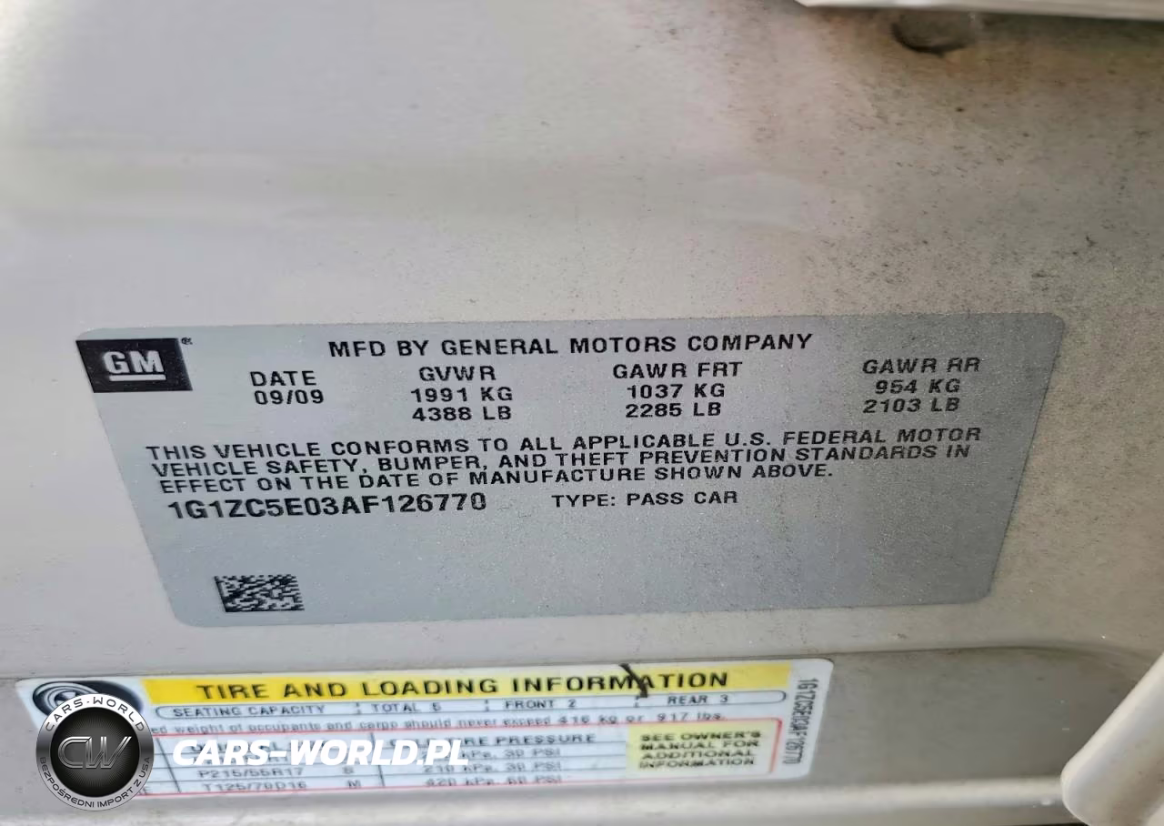 2010 Chevrolet Malibu 1Lt VIN:1G1ZC5E03AF126770 - 12