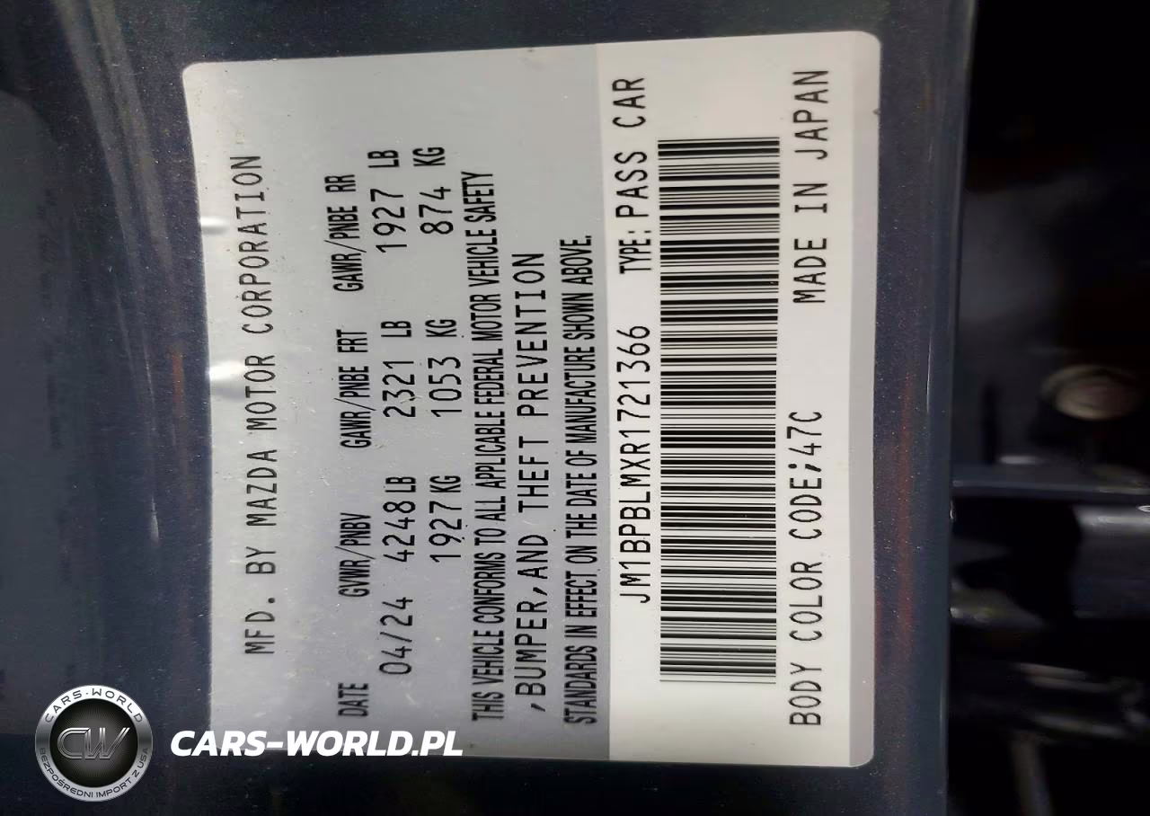 2024 Mazda 3 Preferred VIN:JM1BPBLMXR1721366 - 14