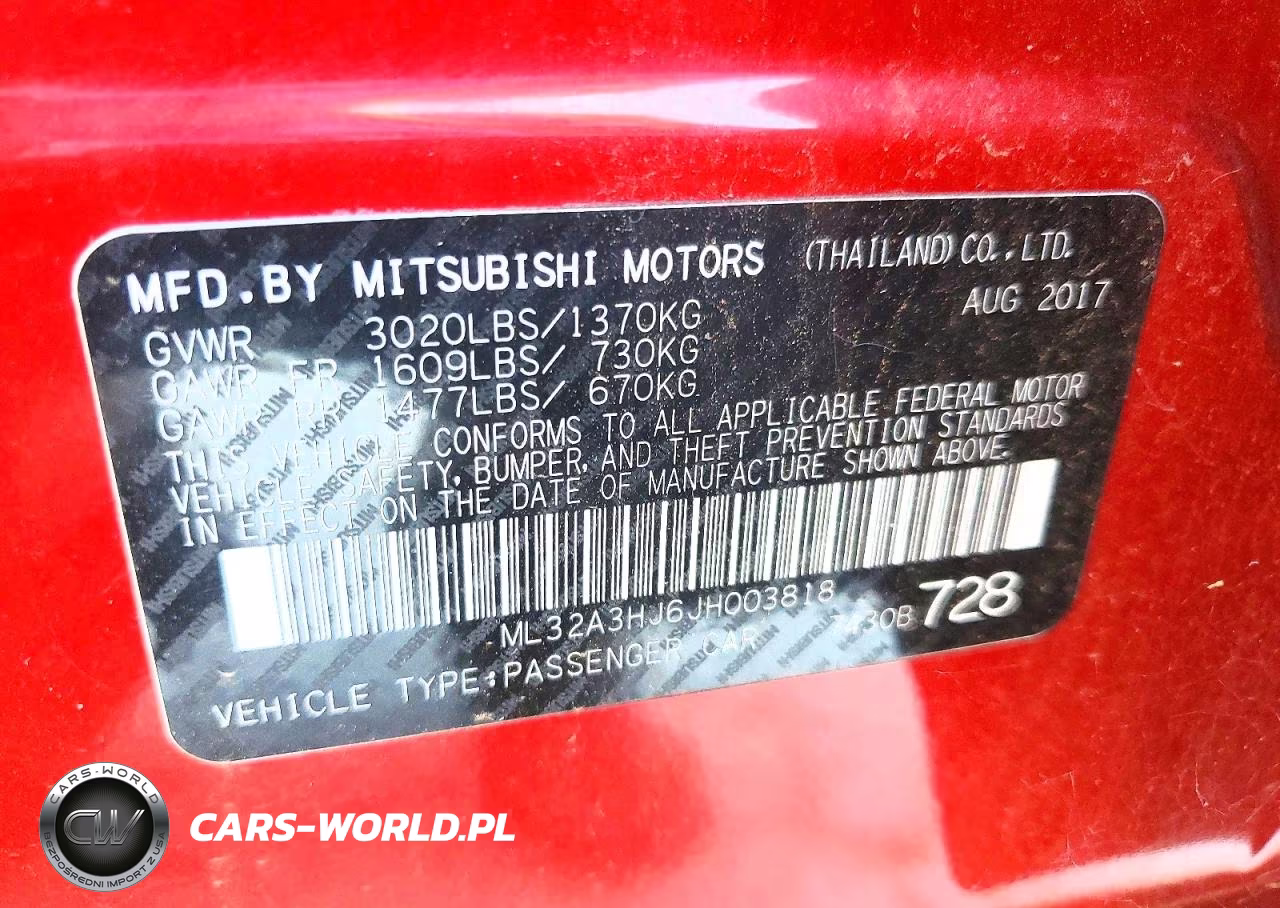 2018 Mitsubishi Mirage Es VIN:ML32A3HJ6JH003818 - 12