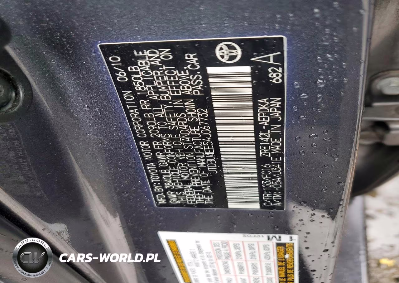2010 Toyota Corolla Le VIN:JTDBU4EE5AJ067732 - 12
