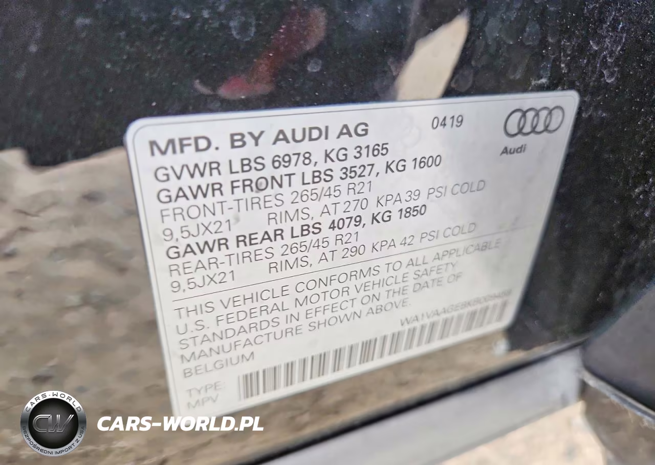 2019 Audi E-Tron Prestige VIN:WA1VAAGE8KB009458 - 12