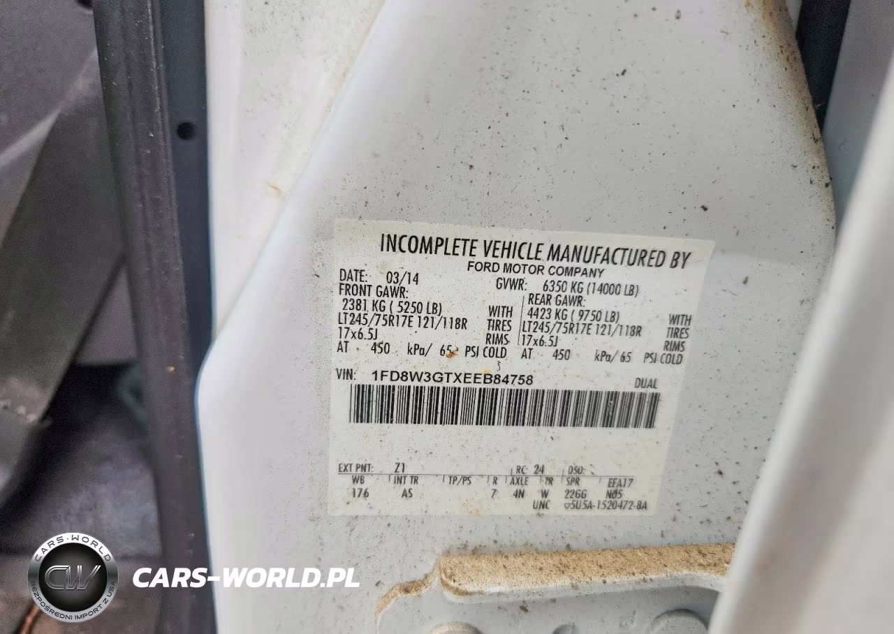 2014 Ford F350 Super Duty VIN:1FD8W3GTXEEB84758 - 12