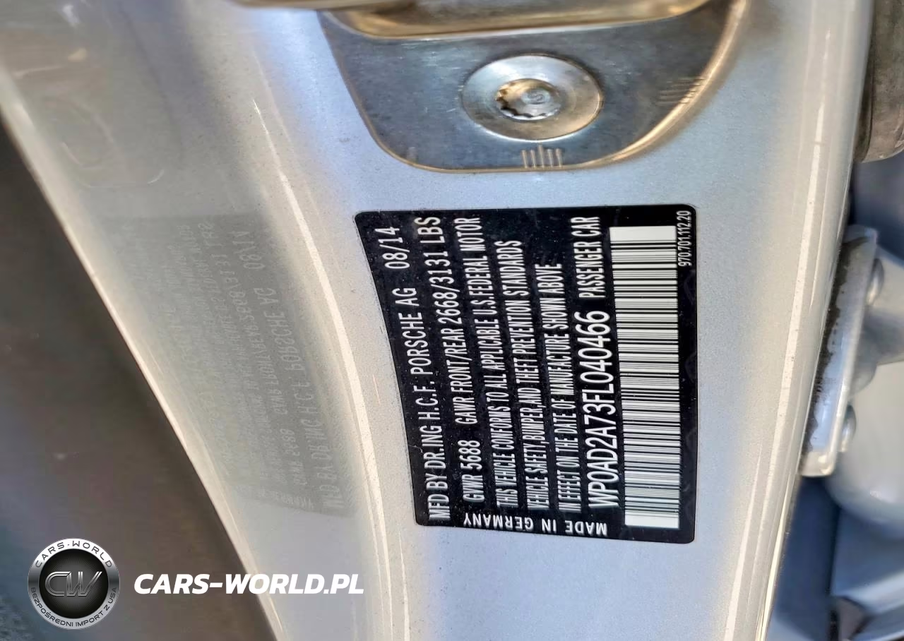 2015 Porsche Panamera Se Hybrid VIN:WP0AD2A73FL040466 - 12