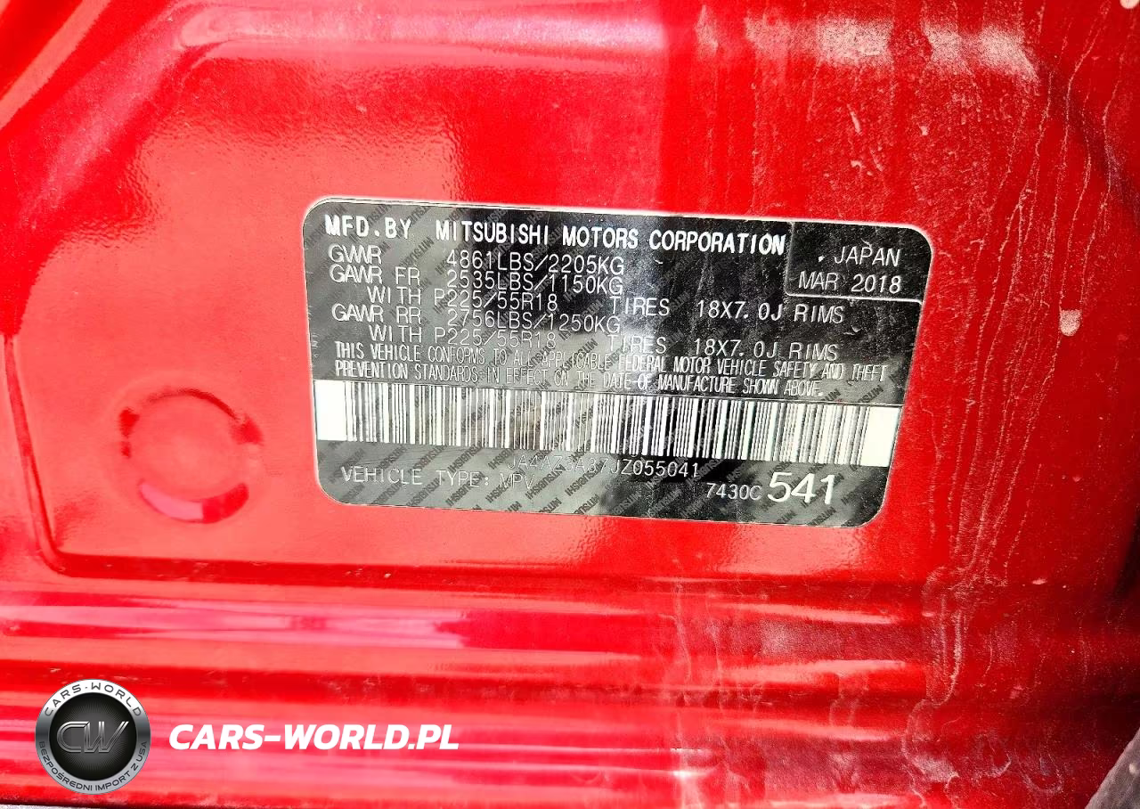 2018 Mitsubishi Outlander Se VIN:JA4AZ3A37JZ055041 - 14