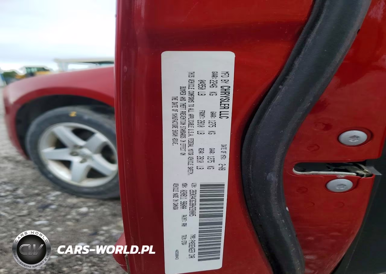 2008 Dodge Charger VIN:2B3KA43G38H220005 - 12