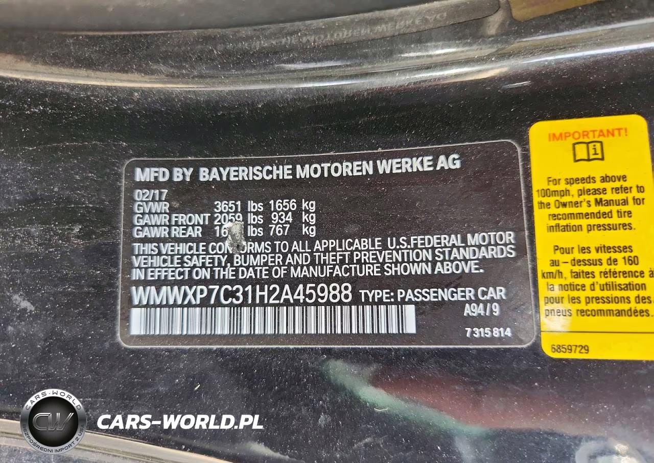 2017 Mini Cooper S VIN:WMWXP7C31H2A45988 - 13