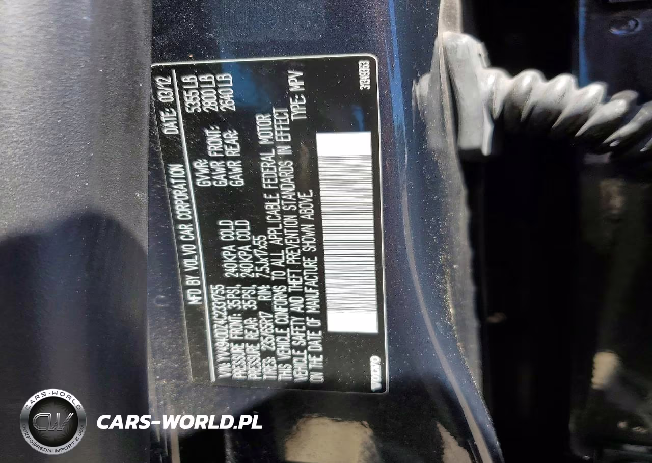 2012 Volvo Xc60 3.2 VIN:YV4940DZ4C2331755 - 13