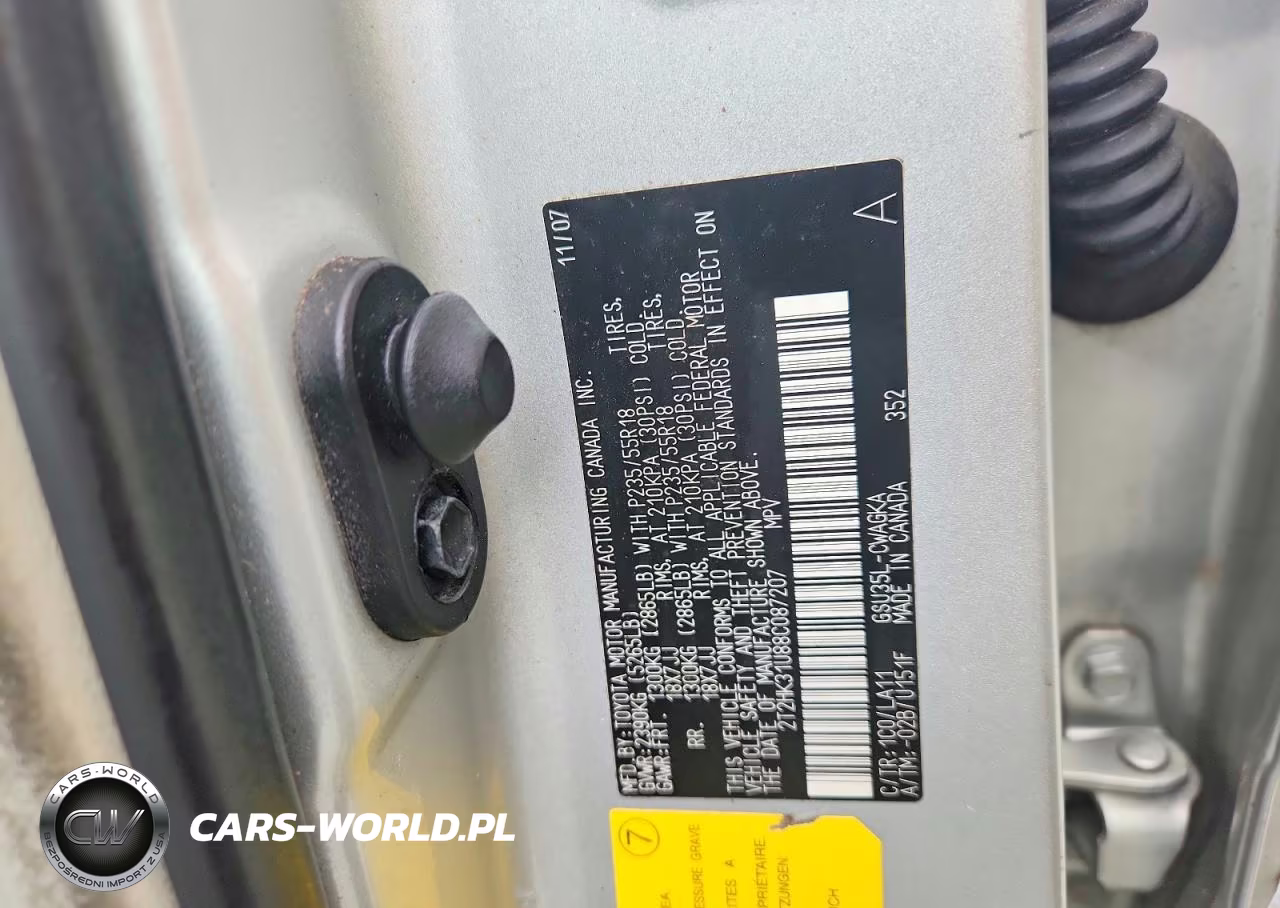 2008 Lexus Rx 350 VIN:2T2HK31U88C087207 - 13