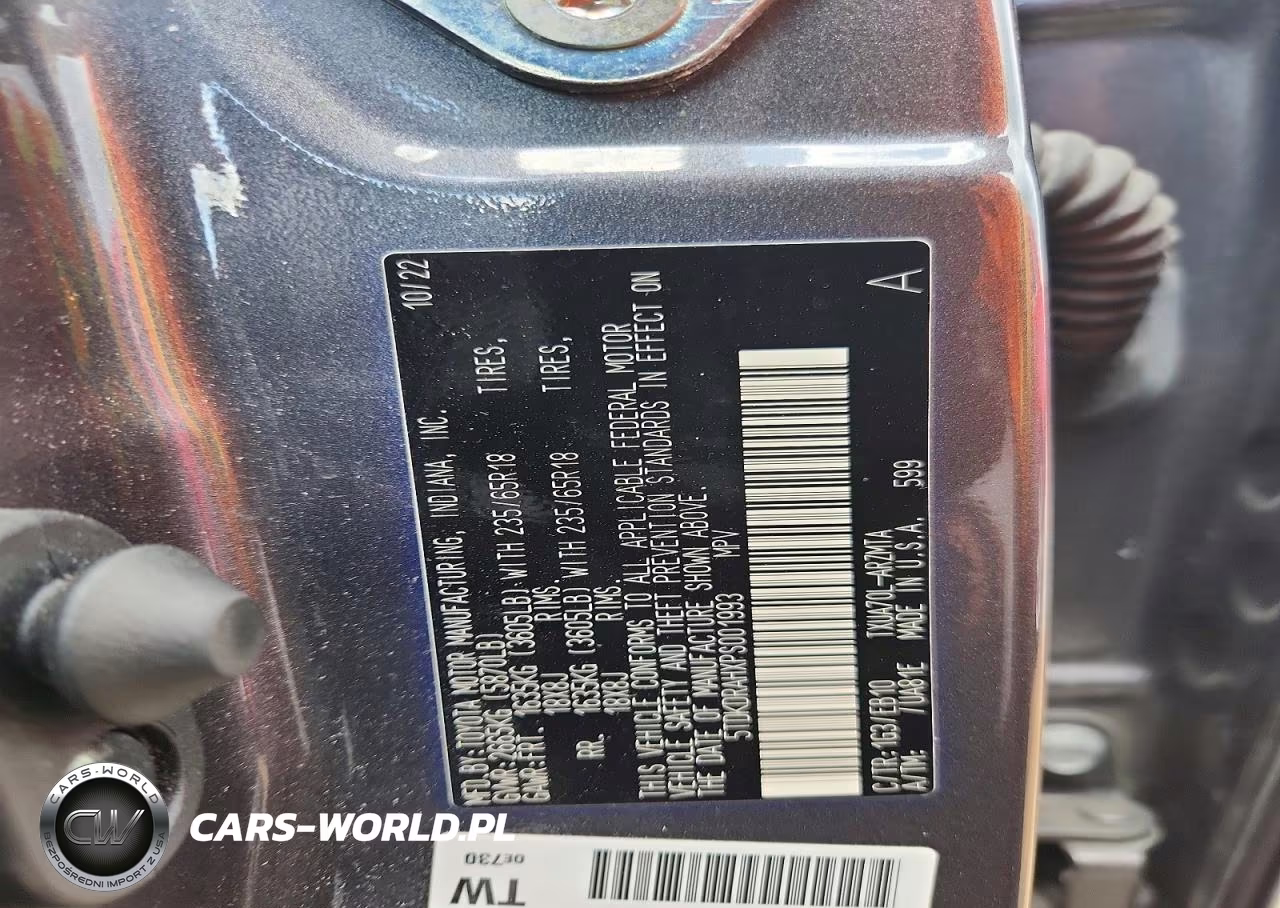 2023 Toyota Highlander Xle VIN:5TDKDRAHXPS001993 - 13