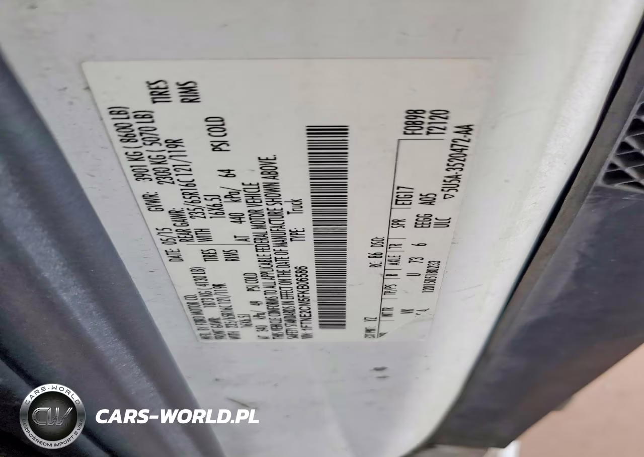 2015 Ford Transit T-150 VIN:1FTNE2CM5FKB06586 - 12