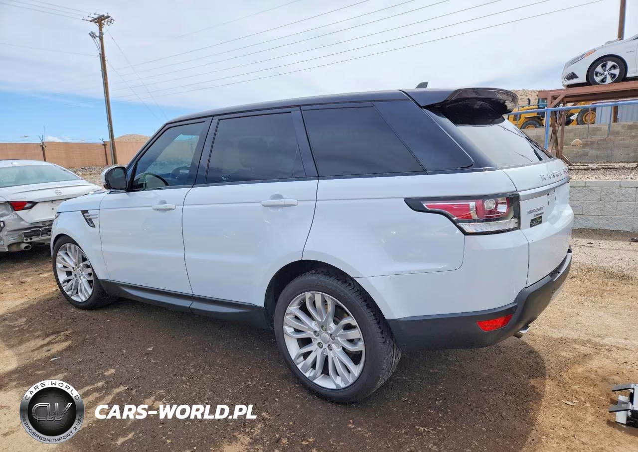 2016 Land Rover Range Rover Sport Hse VIN:SALWR2KF0GA650635 - 2