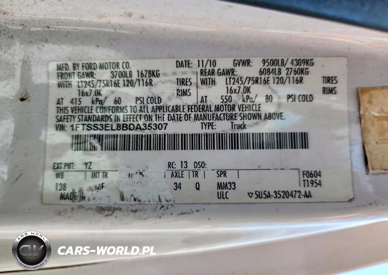 2011 Ford E350 Refrigerated Delivery Van VIN:1FTSS3EL8BDA35307 - 14
