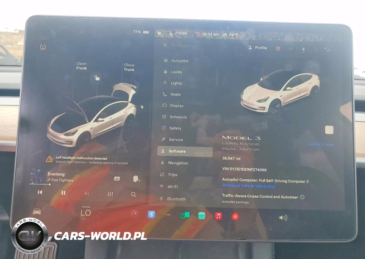 2022 Tesla Model 3 VIN:5YJ3E1EB1NF274069 - 9
