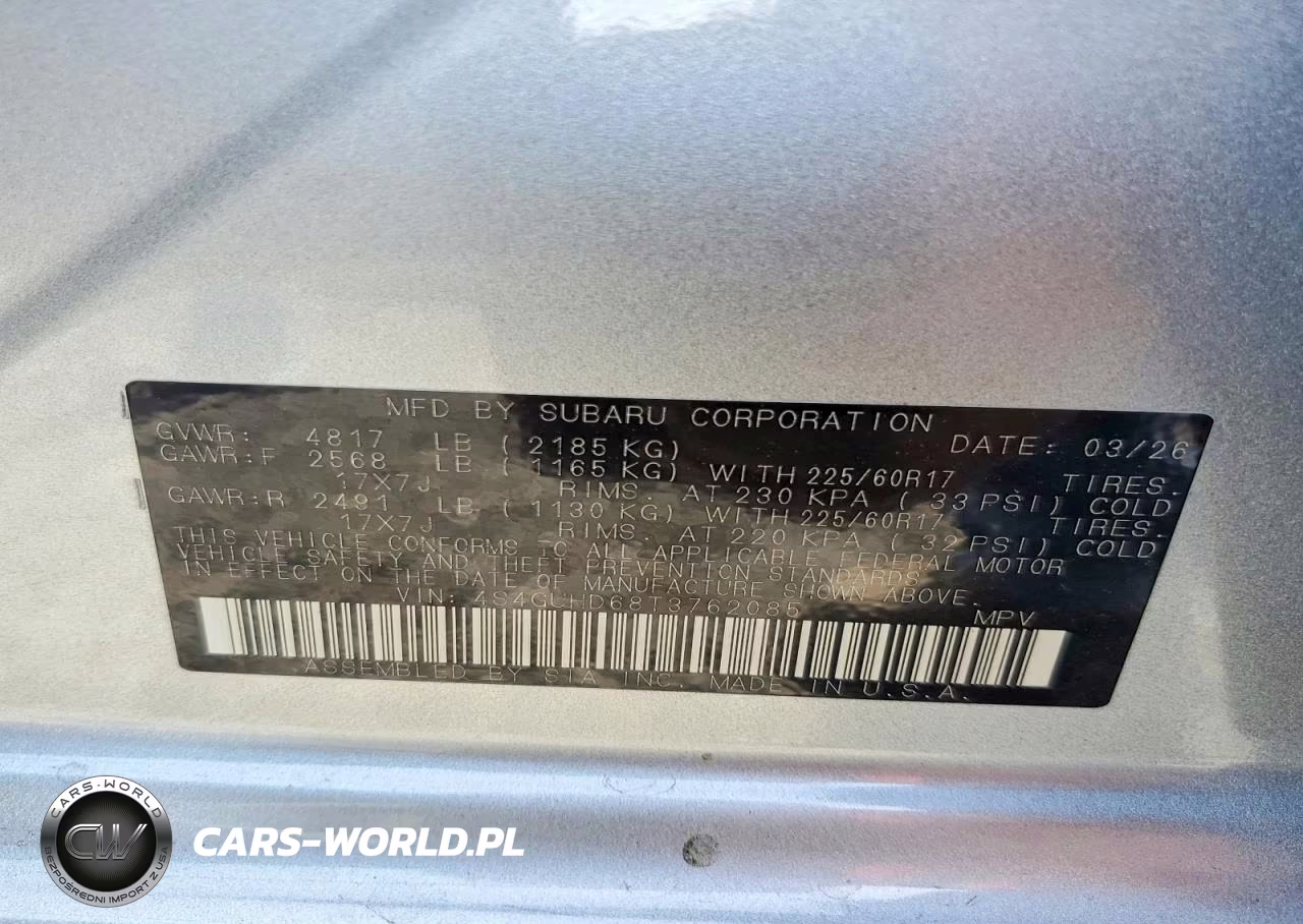 2026 Subaru Crosstrek Premium VIN:4S4GUHD68T3762085 - 13