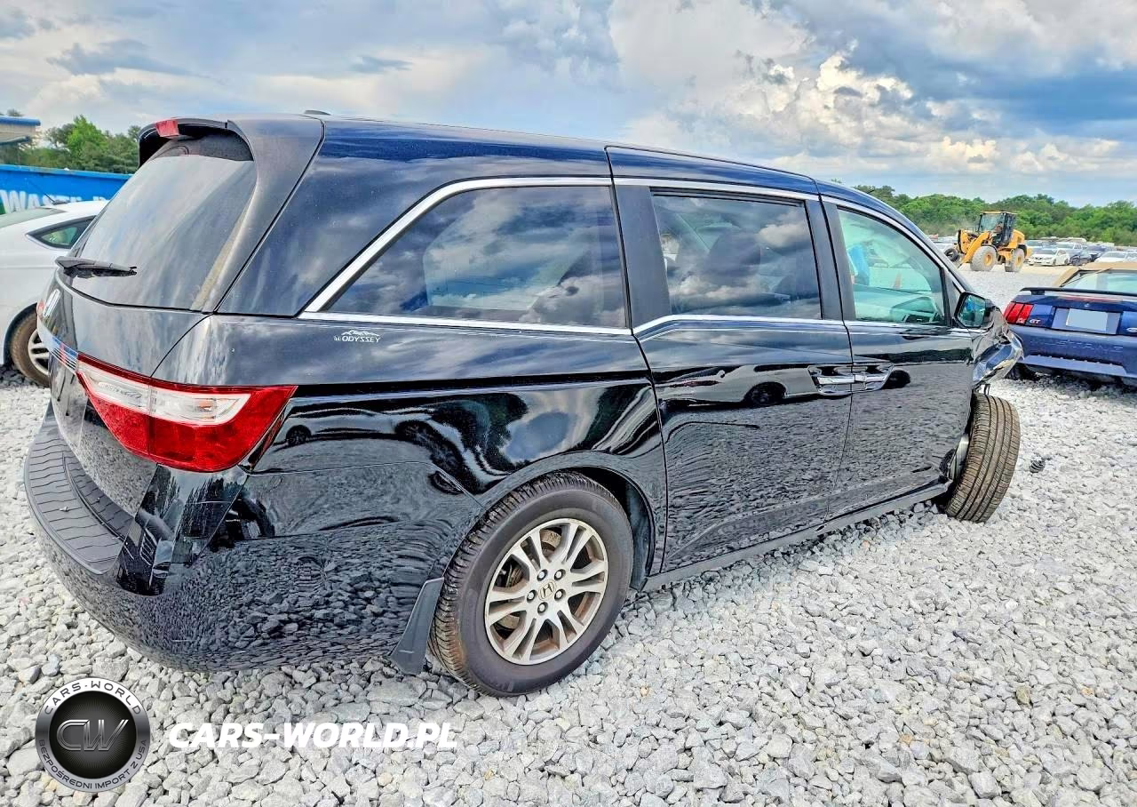 2013 Honda Odyssey Exl VIN:5FNRL5H62DB013201 - 3