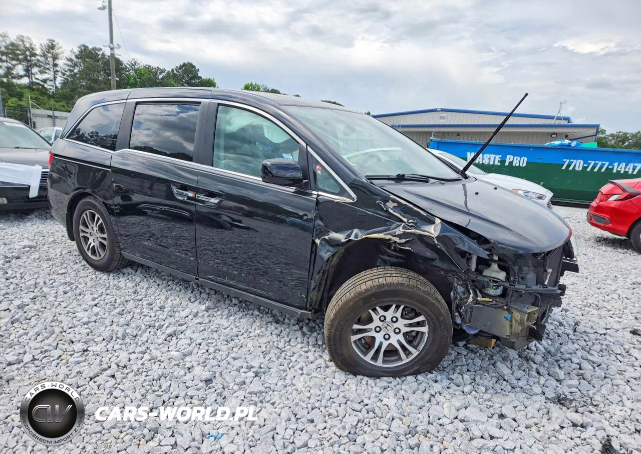 2013 Honda Odyssey Exl VIN:5FNRL5H62DB013201 - 4