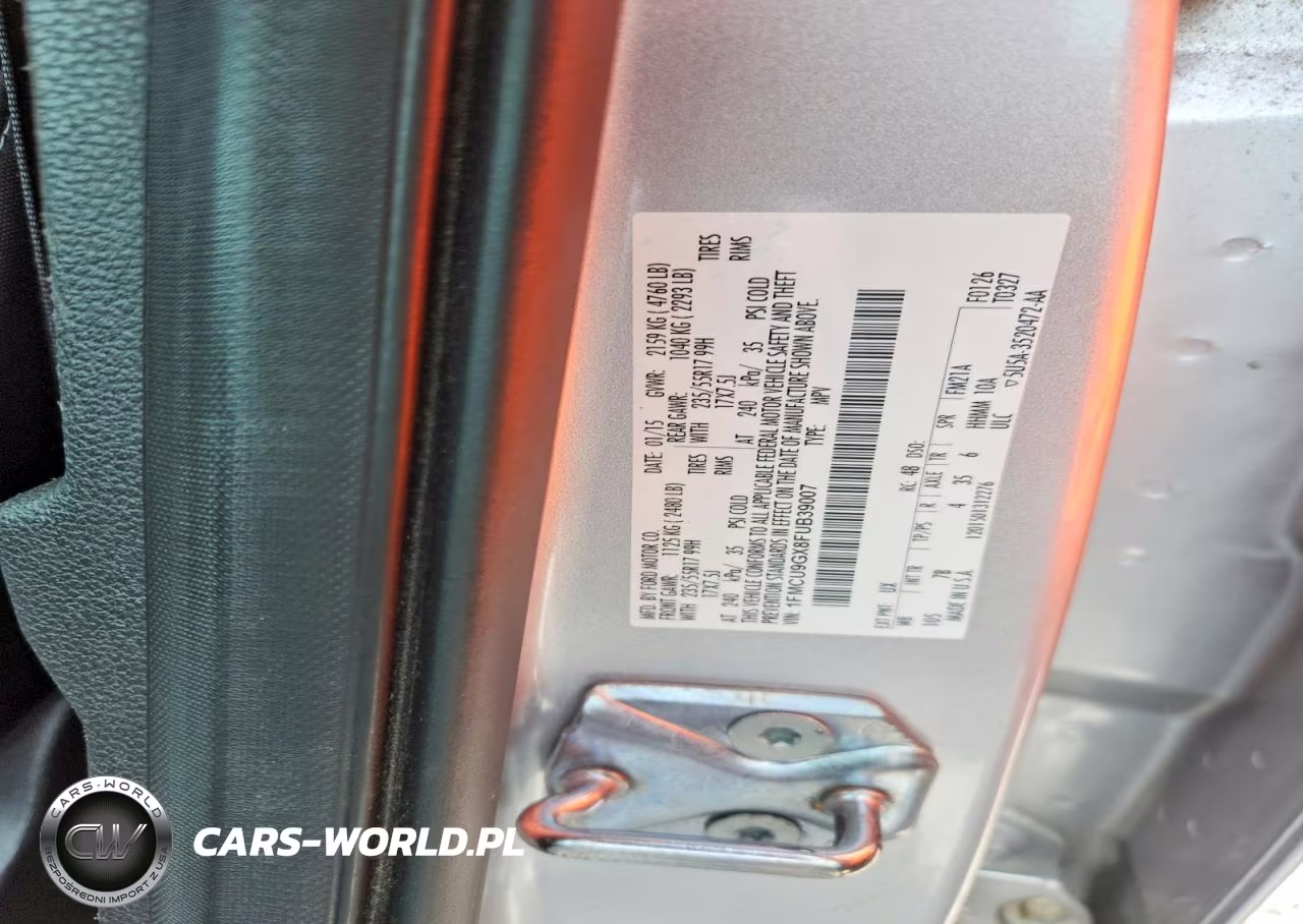 2015 Ford Escape Se VIN:1FMCU9GX8FUB39007 - 13