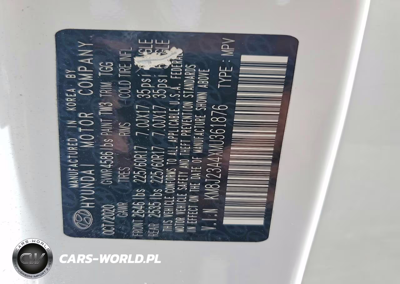 2021 Hyundai Tucson Se VIN:KM8J23A4XMU361876 - 14