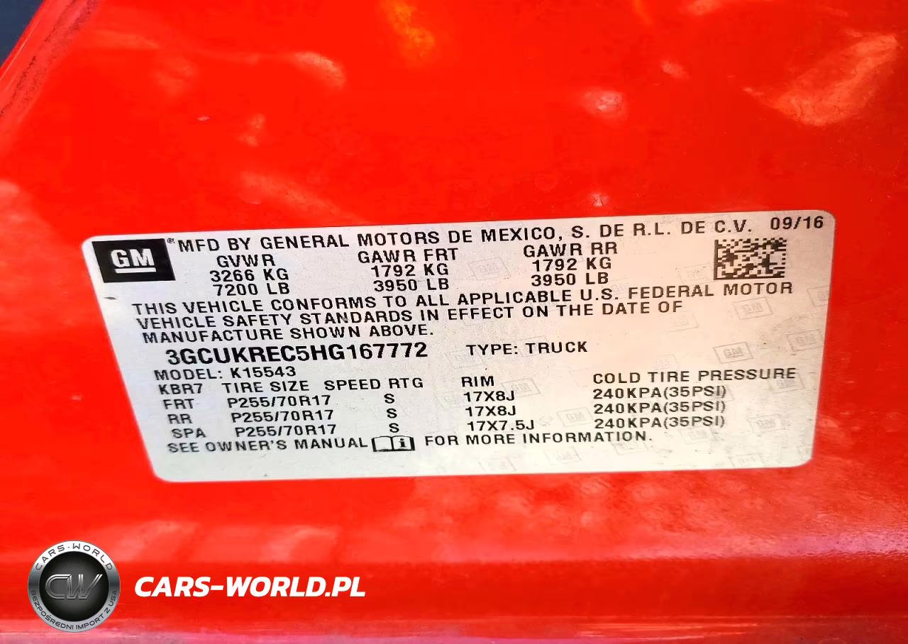 2017 Chevrolet Silverado K1500 Lt VIN:3GCUKREC5HG167772 - 12