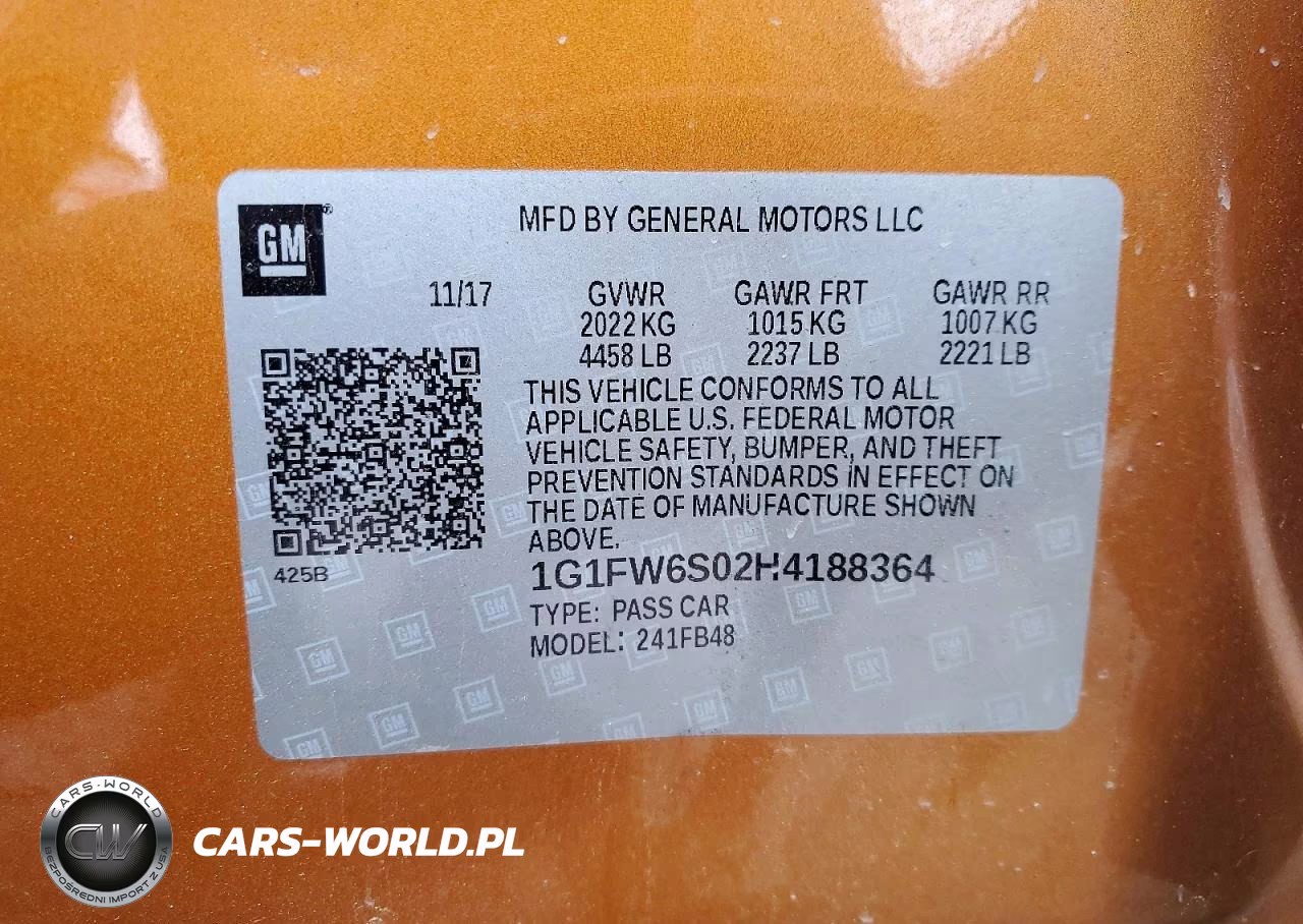 2017 Chevrolet Bolt Ev Lt VIN:1G1FW6S02H4188364 - 12