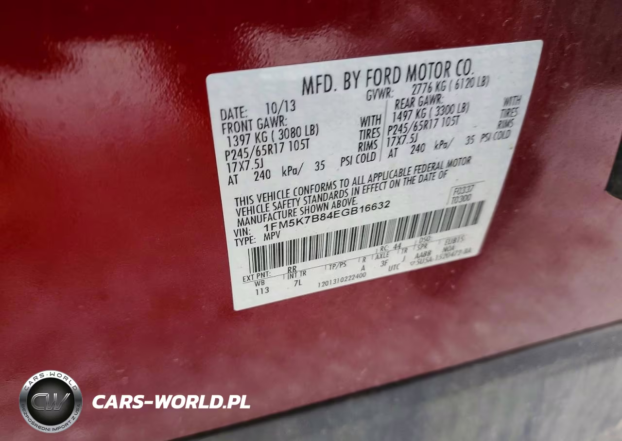 2014 Ford Explorer VIN:1FM5K7B84EGB16632 - 13