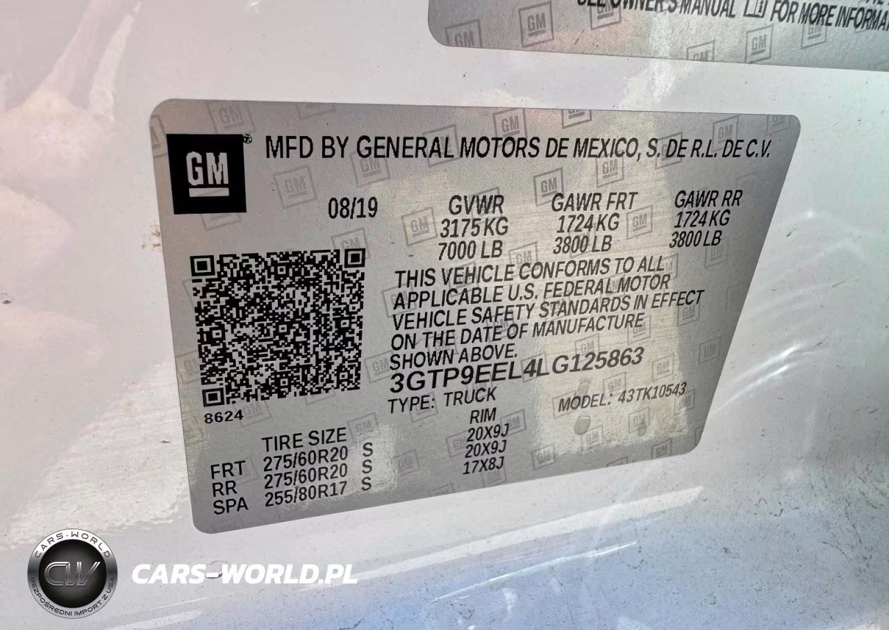 2020 GMC Sierra K1500 At4 VIN:3GTP9EEL4LG125863 - 10