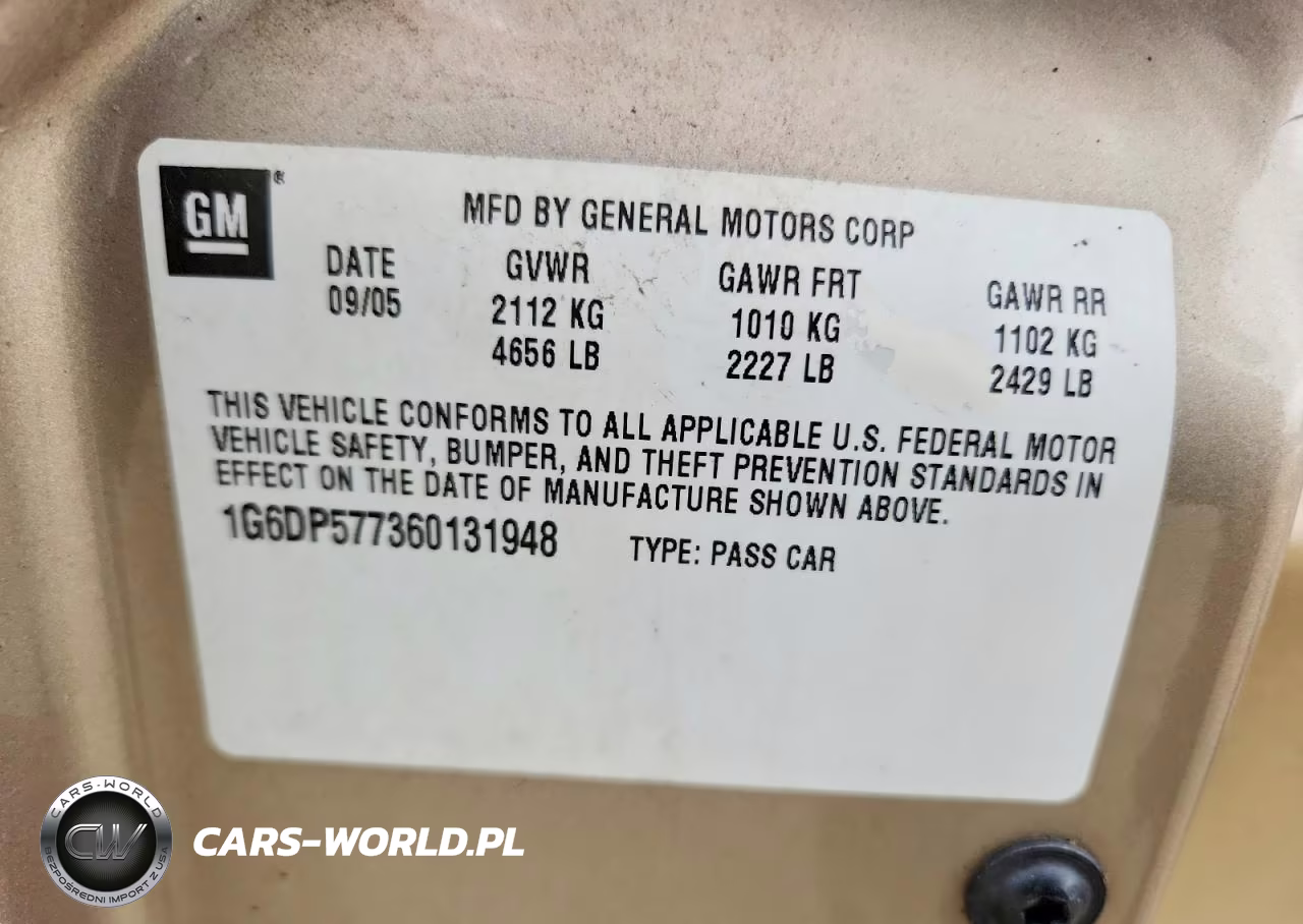 2006 Cadillac Cts Hi Feature V6 VIN:1G6DP577360131948 - 12