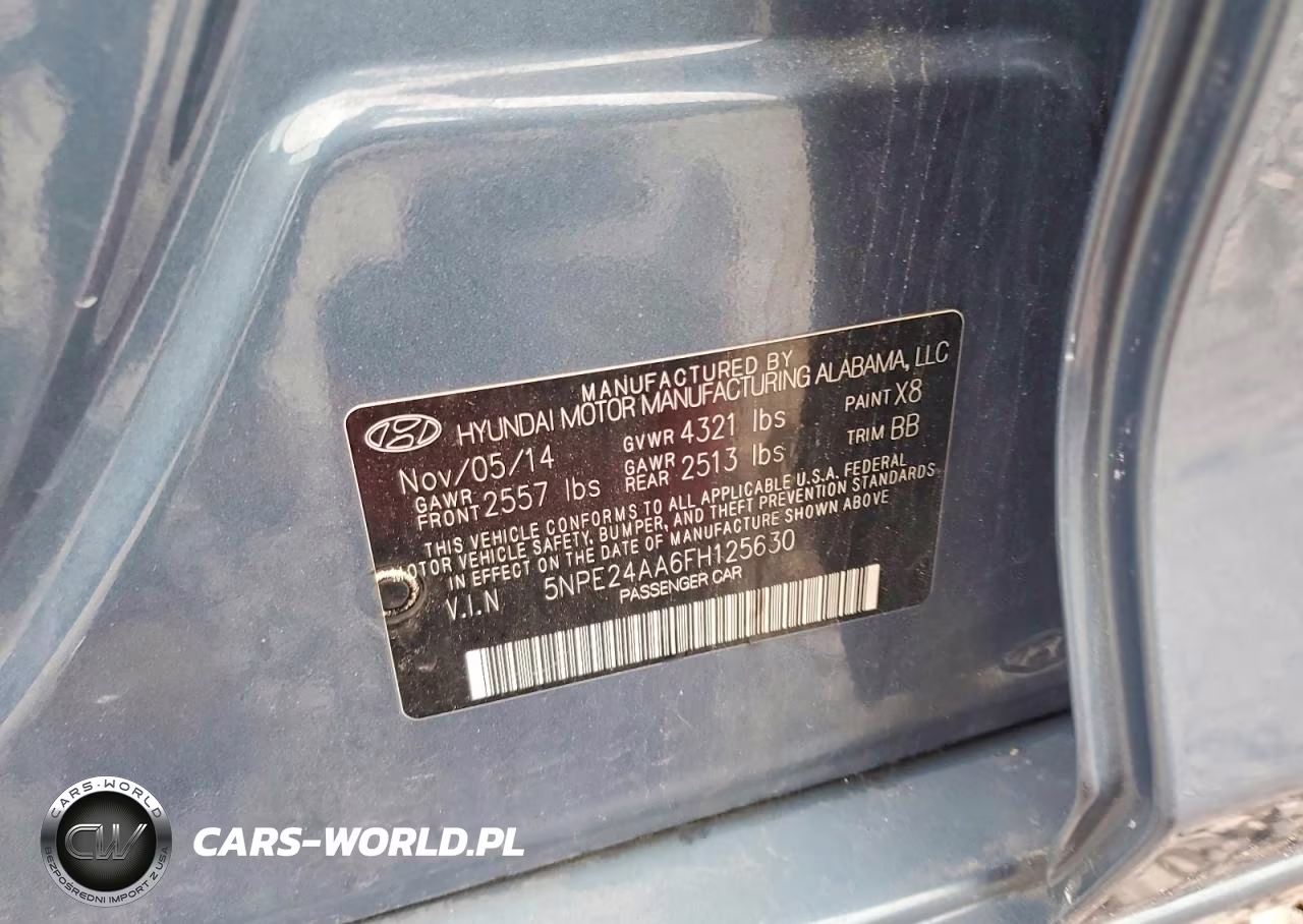 2015 Hyundai Sonata Eco VIN:5NPE24AA6FH125630 - 12