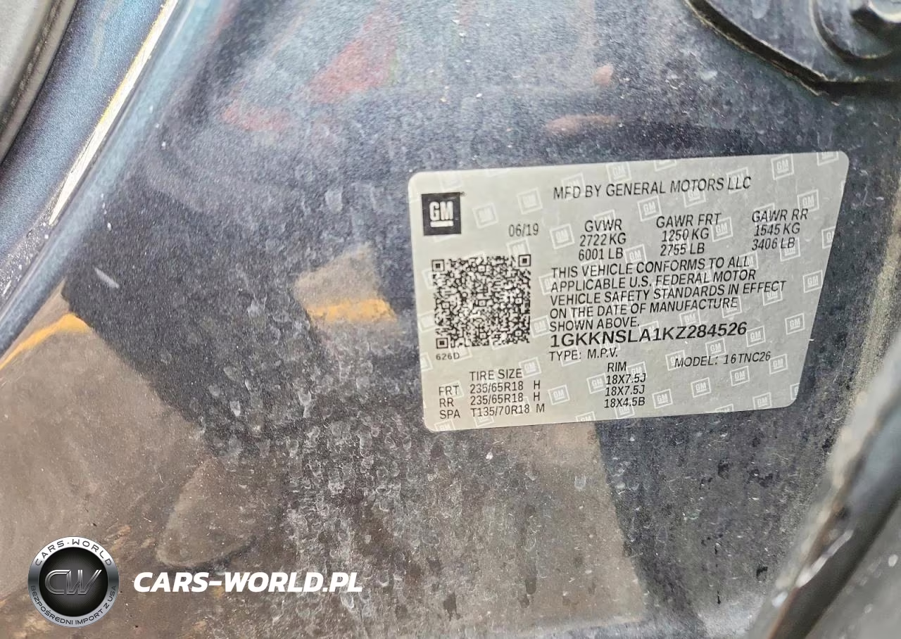 2019 GMC Acadia Sle VIN:1GKKNSLA1KZ284526 - 12