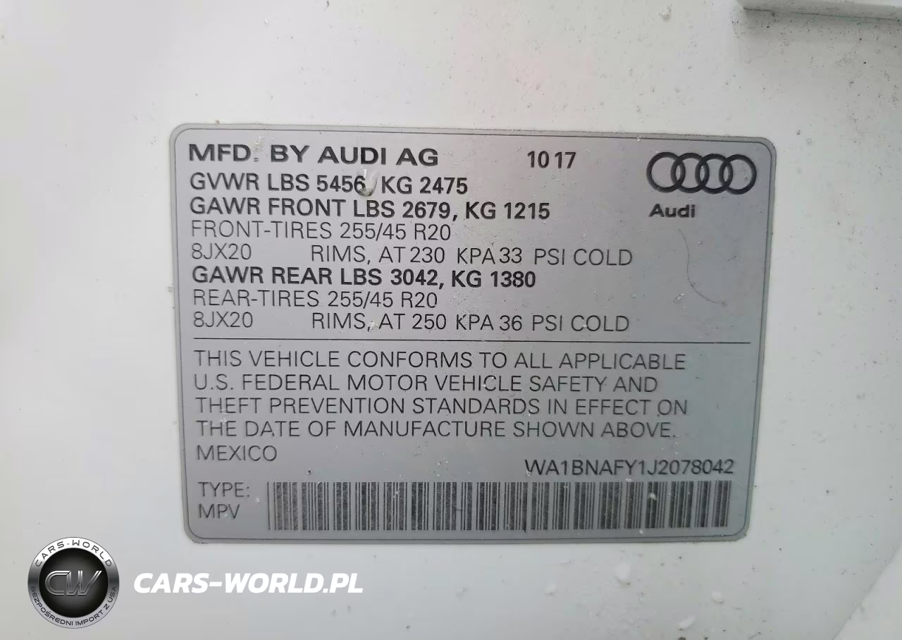 2018 Audi Q5 Premium Plus VIN:WA1BNAFY1J2078042 - 14