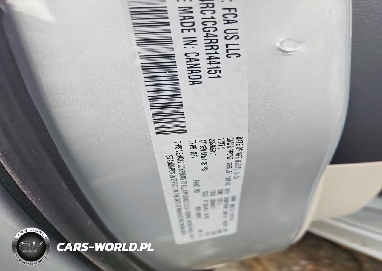 2024 Chrysler Voyager Lx VIN:2C4RC1CG4RR144151 - 13