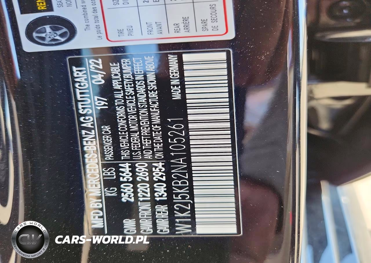 2022 MERCEDES-BENZ CLS 450 4M 4MATIC VIN:W1K2J5KB2NA105261 - 12