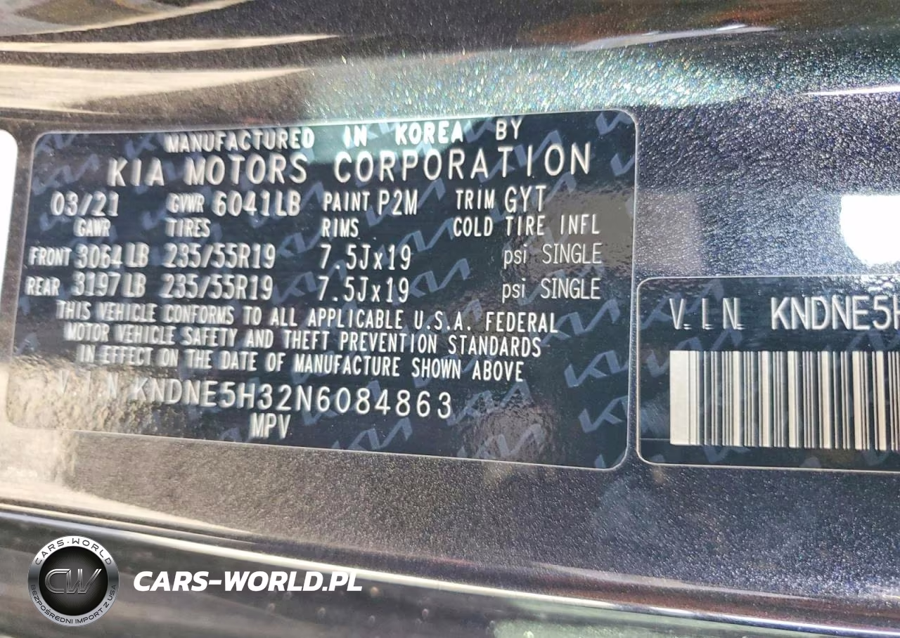 2022 Kia Carnival Sx Prestige VIN:KNDNE5H32N6084863 - 13