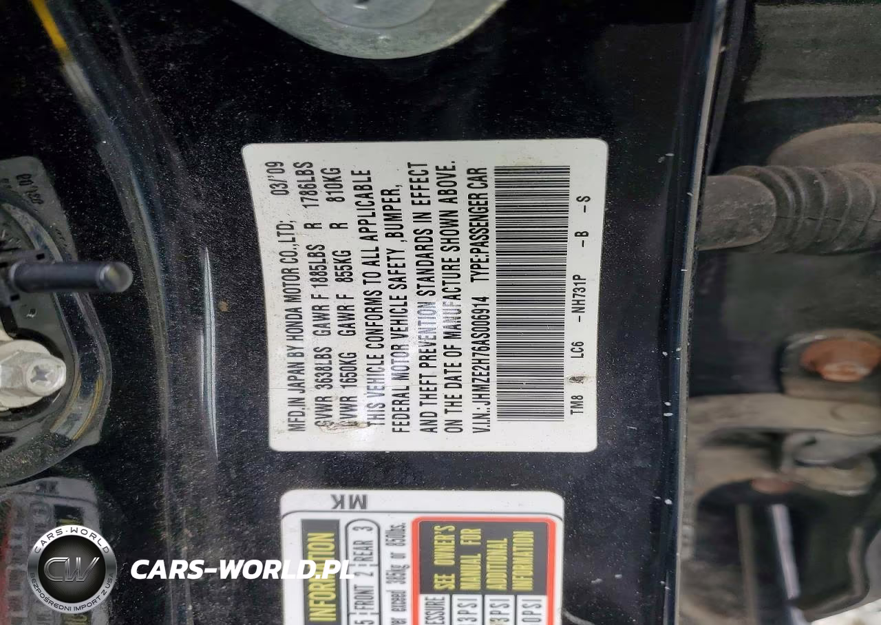2010 Honda Insight Ex VIN:JHMZE2H76AS006914 - 12