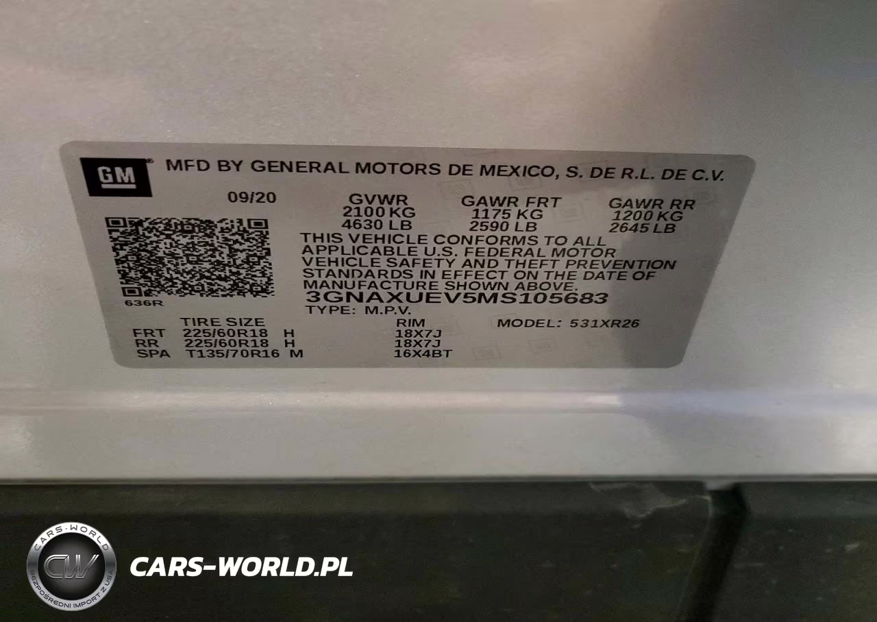 2021 Chevrolet Equinox Lt VIN:3GNAXUEV5MS105683 - 13
