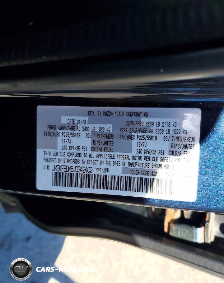 2018 Mazda Cx-5 Grand Touring VIN:JM3KFBDM6J0342402 - 14