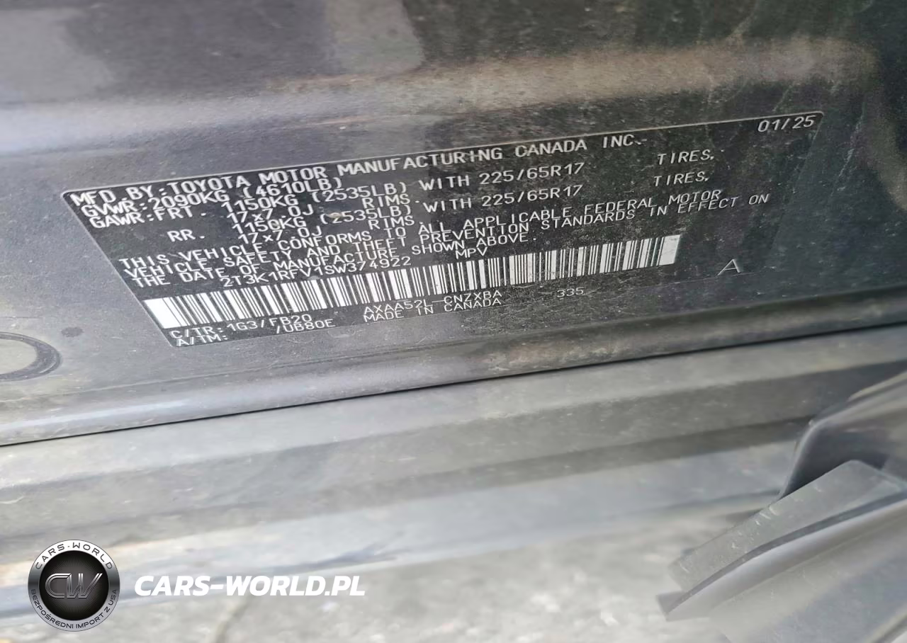 2025 Toyota Rav4 Le VIN:2T3K1RFV1SW374922 - 13