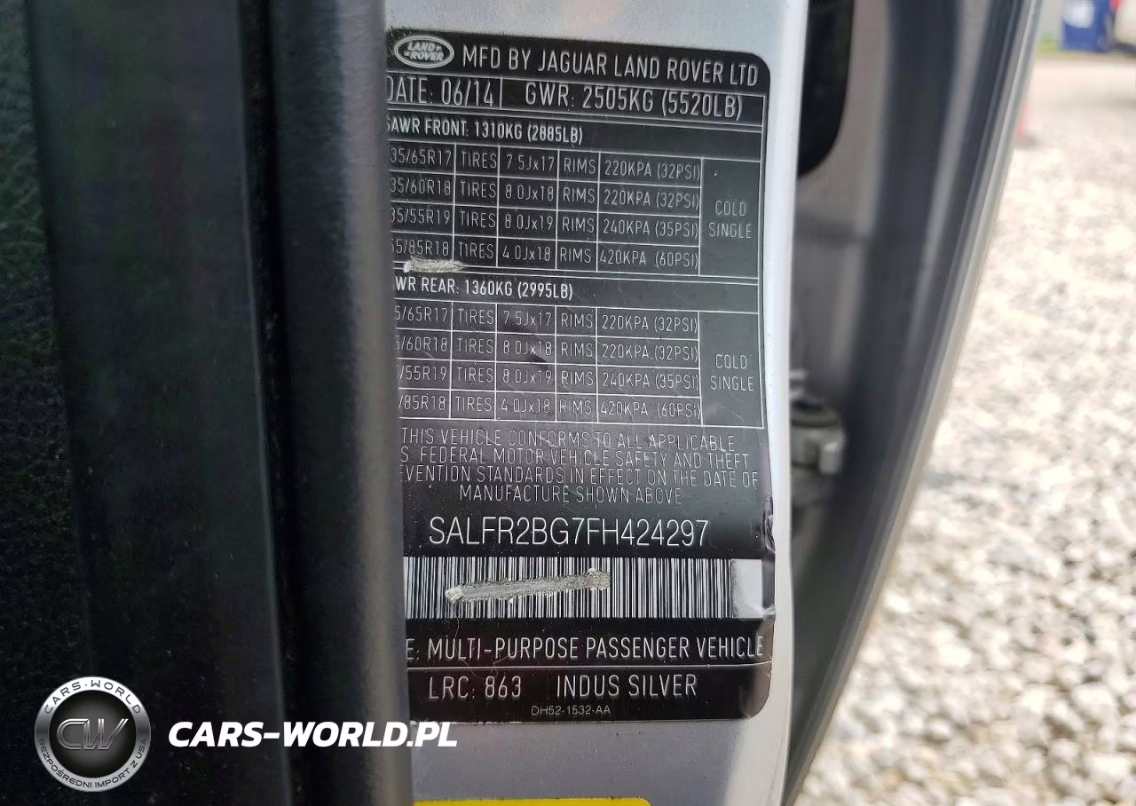 2015 Land Rover Lr2 Base VIN:SALFR2BG7FH424297 - 13