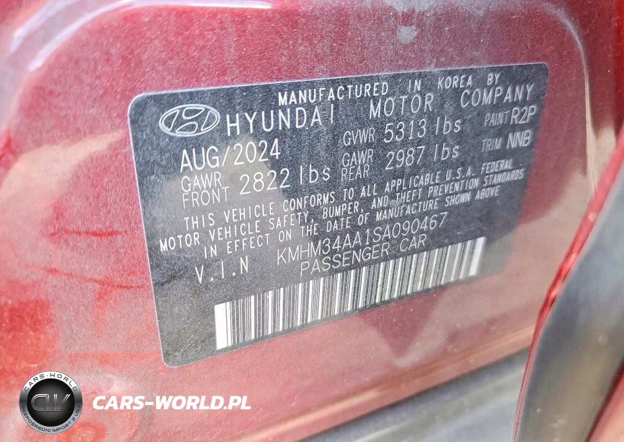 2025 Hyundai Ioniq 6 VIN:KMHM34AA1SA090467 - 12