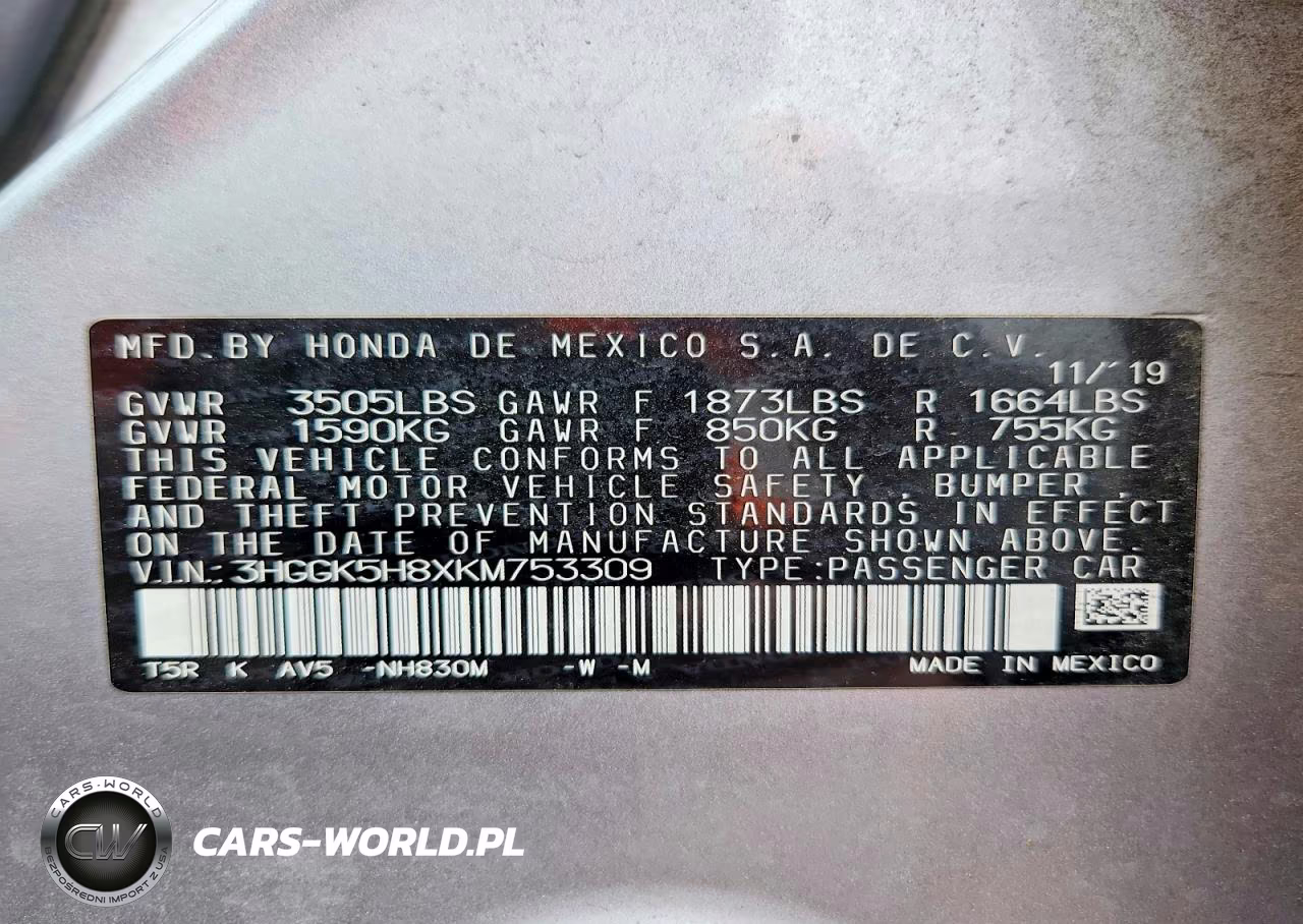 2019 Honda Fit Ex VIN:3HGGK5H8XKM753309 - 12
