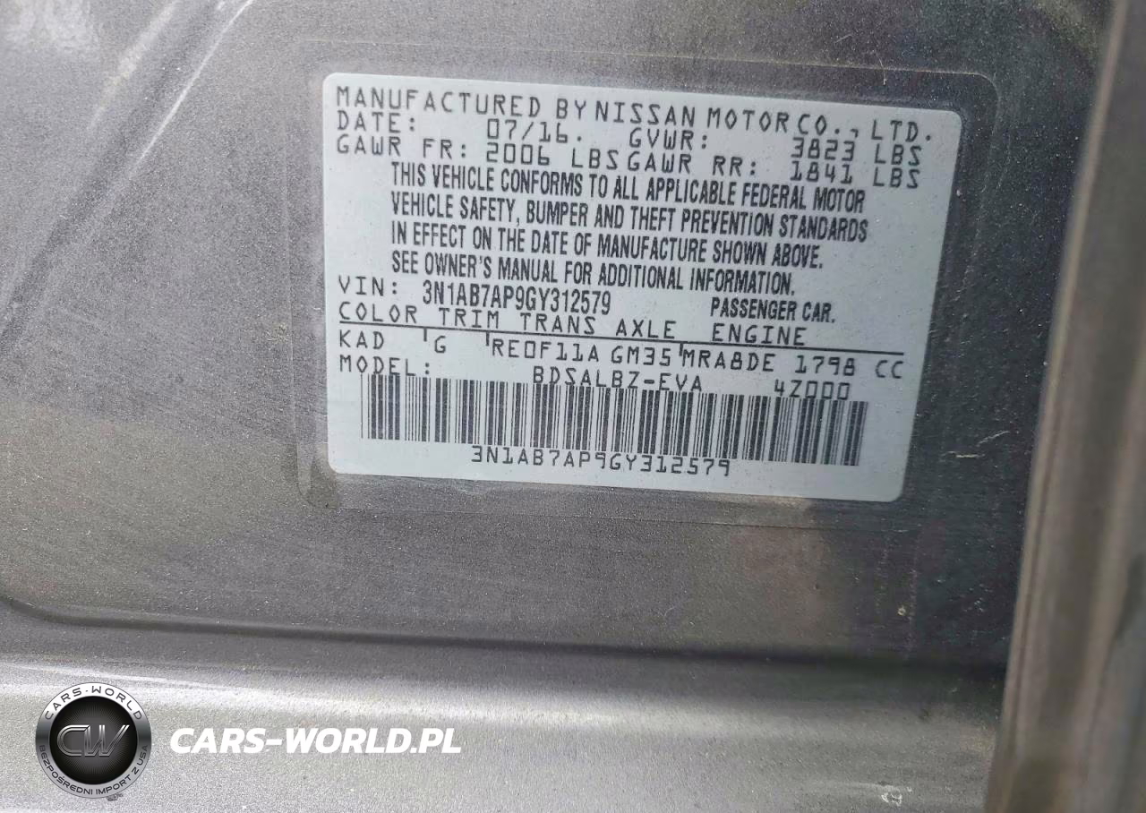 2016 Nissan Sentra S VIN:3N1AB7AP9GY312579 - 13